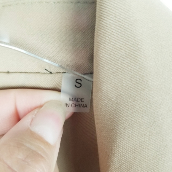 Bagatelle Collection Tan Sleeveless Longline Blazer Vest NWT - Picture 7 of 11